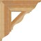 Ekena Millwork Funston Traditional Rough Sawn Bracket, Western Red Cedar, 6"W x 22"D x 22"H BKT06X22X22FST01RWR - alternate 4
